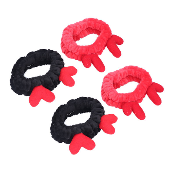 Vask Ansigt Hår Holder Hovedbånd Coral Fleece Makeup Hovedbånd til Kvinder og Piger Vask Ansigt