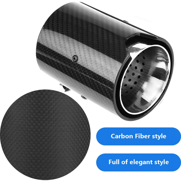 Carbon Fiber Style Bil Udstødningsrør Lyddæmper End Tip Udstødning Fo M F87 F80 F82 F83 F10 F12b