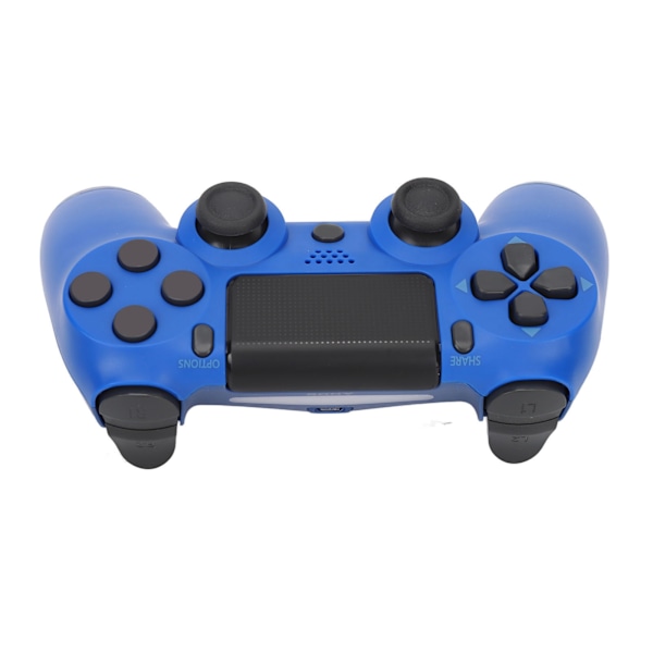 Trådløs spillkontroller Multifunksjonell Dual Vibration Bluetooth Gamepad for PS4 Spillkontrollere Blå