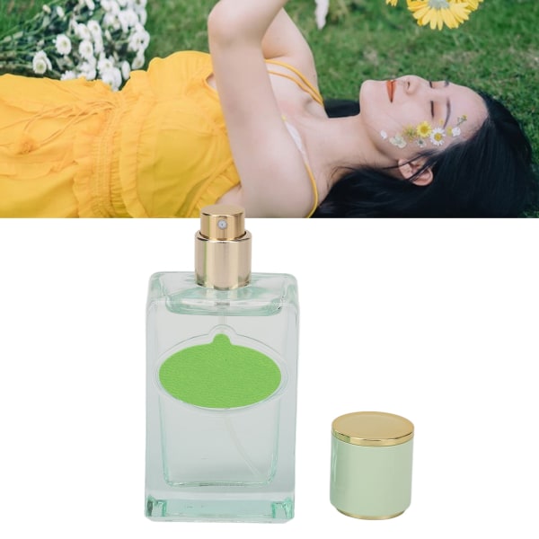 Naisten kevyt hajuvesi, kukkainen hedelmäinen tuoksu Amber Rosewood Base Note Pitkäkestoinen Spray Mist Green 50ml