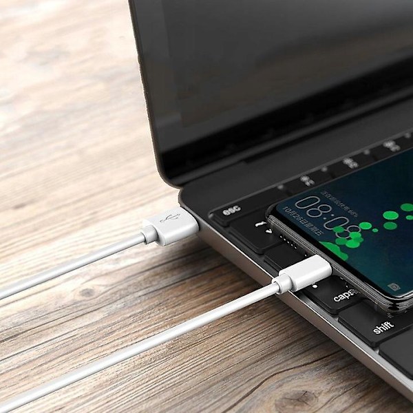 2 enheter, USB til type C kabel, 2 m, 6a