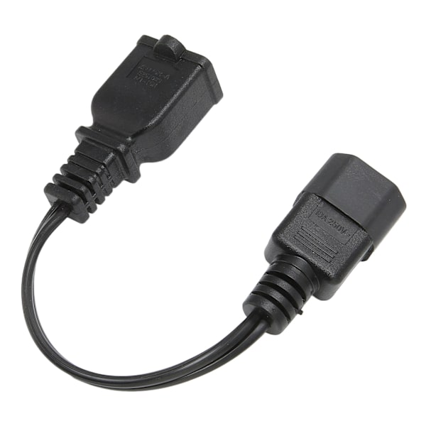 IEC320 C14 till 1 15R sladd hane till hona Vattentät power för skrivbordslampa Digitalkameraprojektor 100‑250V
