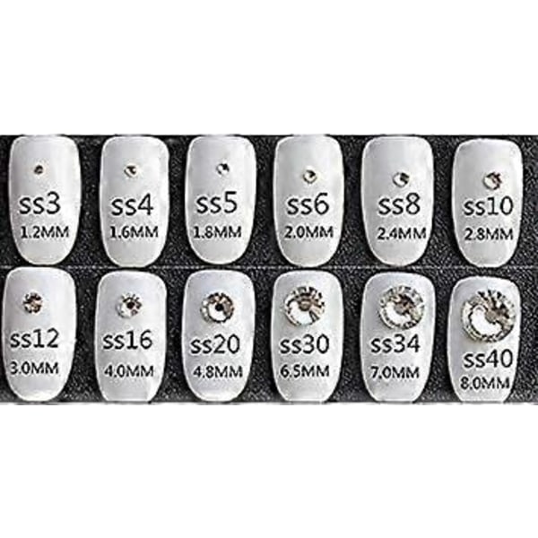 Glue Fix Crystal AB FlatBack Rhinestones (ss20 1440 st)