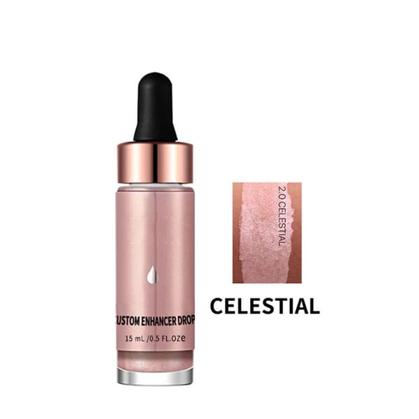 Ansigt Læber Kontur Highlight Lysnende Makeup Dråbe Koncentrat Væske (Celestial)