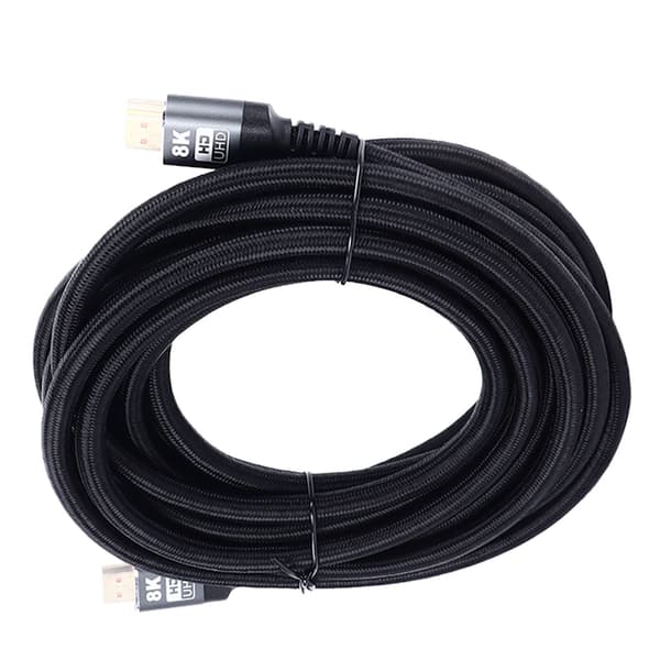 HD Multimedia Interface-kabel Guldpläterad 8K-stödd 48 Gbps Dynamisk HDR VRR QMS HD-kabel för TV-datorskärm Typ 1 5 meter
