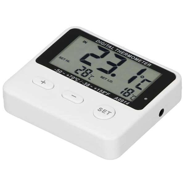 Kylskåpslarmtermometer Inomhus Utomhus Universell temperaturmätning med sond