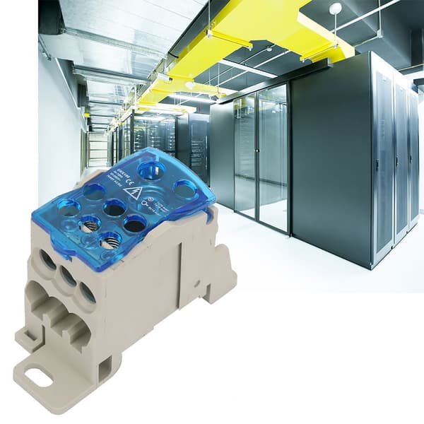 Din Rail Kopplingsplint Distributionslåda Elektrisk Trådanslutning Universal Strömfördelningslåda A