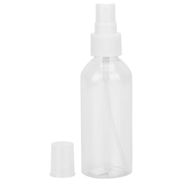 Mini tom resesprayflaska Transparent påfyllningsbar Fine Mist kosmetisk sprayflaska 100 ml