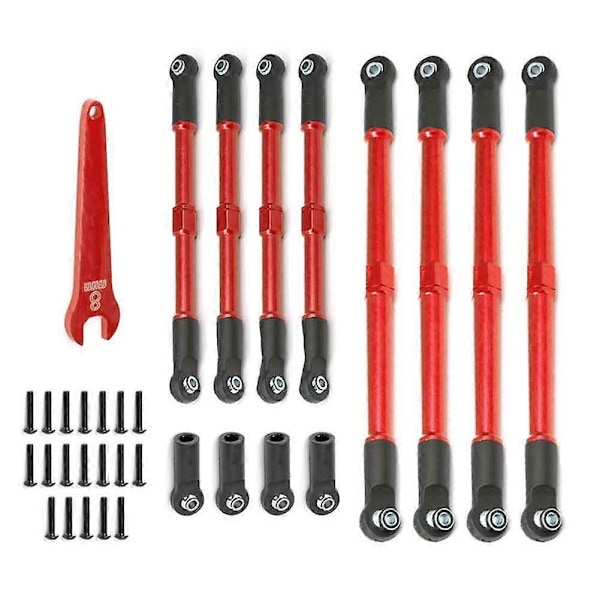 RC-auton päivitysvipusarja 1/10 punaiselle