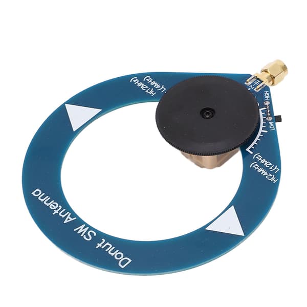 Donut SW Antenne Mini Loop Kortbølgeantenne Signaloverførselstilbehør til FM-radio