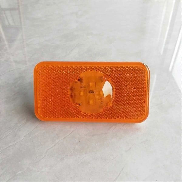 2 st 24V LED Sidomarkeringsljus för Lastbil Blinkers Sidoljus kompatibla med FM FL Lastbilsljus Gula 20789440 Lastbilstillbehör