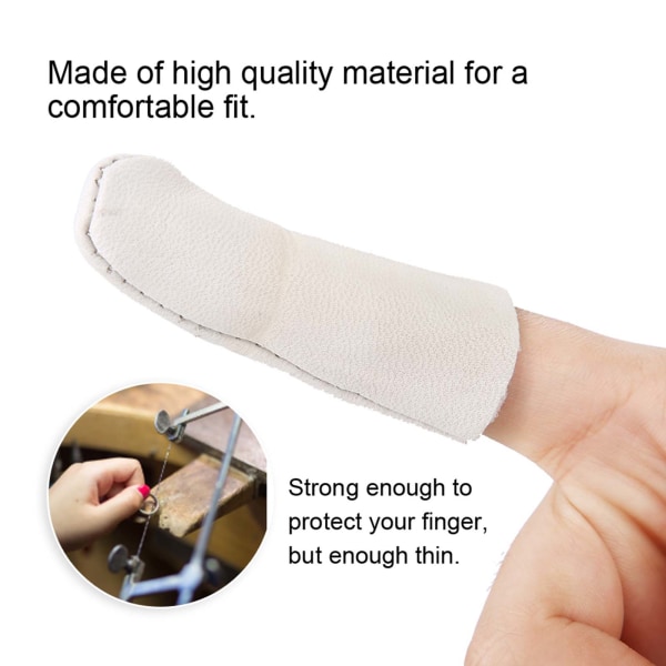 5 st Smyckenstillverkning Fingrar Skyddsärmar Duim Protector DIY-tillbehör