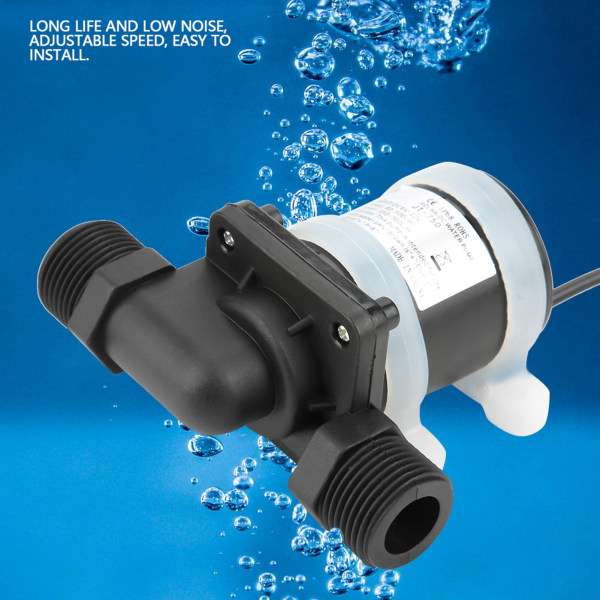 Mini DC sirkulerende boost vannpumpe 12V ‑40℃ ~100℃