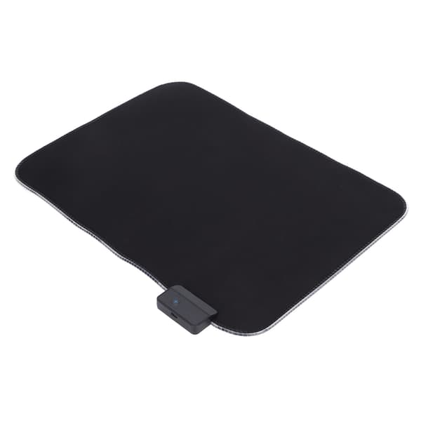 Musematte Gaming RGB Bakgrunnsbelysning LED Tastaturmatte Blank Vanntett Datatilbehør