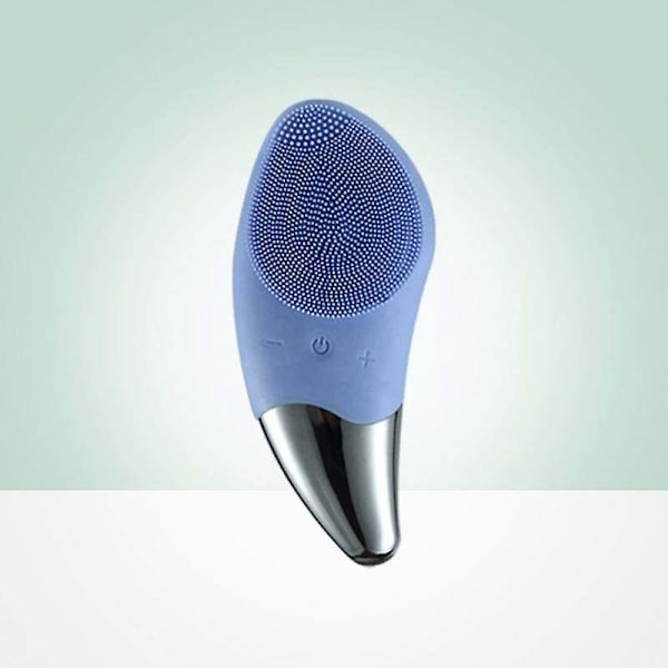 Silikon Vandafvisende Ansigtsrensningsbørste med 5W Sonic Teknologi Genopladelig USB Batteri Varer 90 Minutter