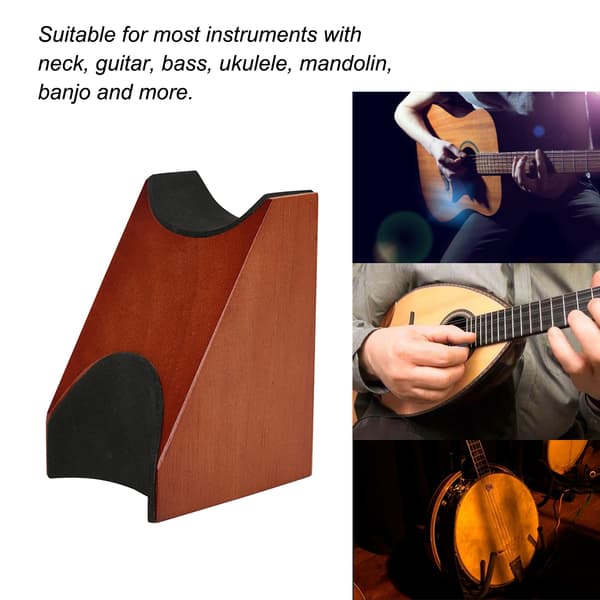 Gitarrhalsstöd i trä för skrivbord, reparationsverktyg för musikinstrument