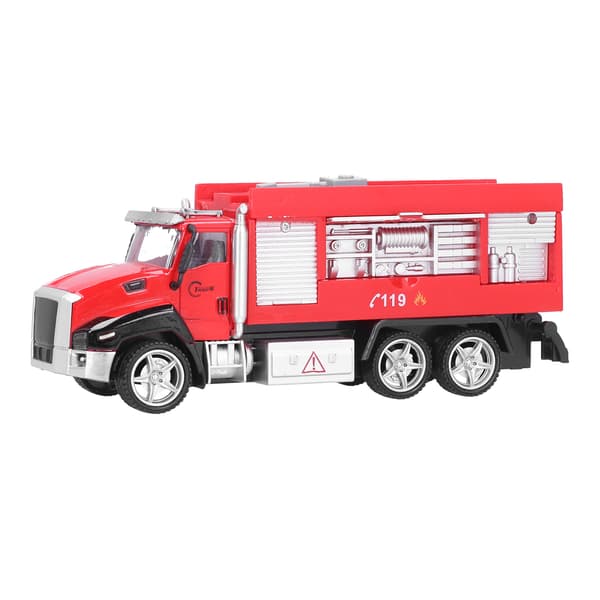 1:42 Leikkiauto Amerikkalainen Palokunta-auto Malli Simuloitu Seos Vetoauto Malli #3