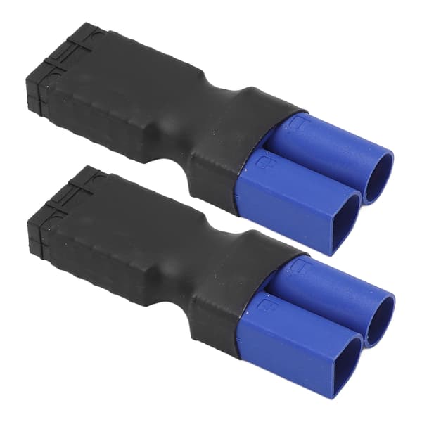 2 stk. Hun til EC5 Han Stikforbindelser Gummi Plast Kobber Lipo Batteri Stik Adapter til Flymodel