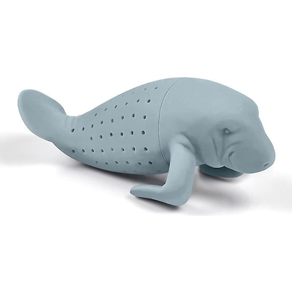 Manatee Silikon Te-Infuser Sød Løsblad Te-Brygger Perfekt Gave til Te-Entusiaster