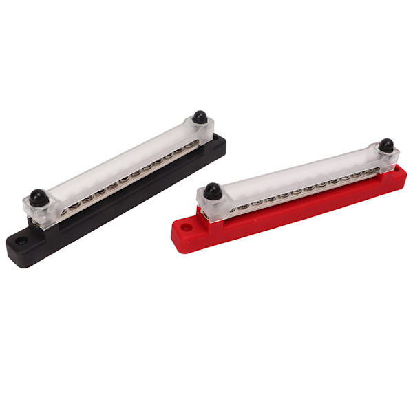 2 stk. 12 terminal samleskinne 48V 150A lav modstand god ledningsevne strømfordelingsblok