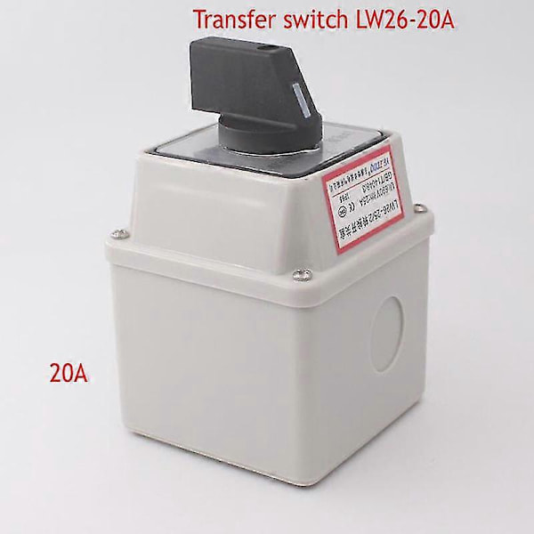 Trefas Motor Framåt Och Bakåt Lw26-20a Universalbrytare Med Vattentät Installationsbottenlåda 380v Reversibel