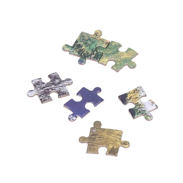 1000 brikker jordpuslespill tilpassede papirpuslespill runde DIY puslespill leker for voksne barn