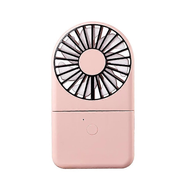 Vaaleanpunainen kannettava kesätuuletin, riippuva tuuletin, mini riippuva tuuletin varavirtalähteellä, kannettava USB ladattava tuuletin
