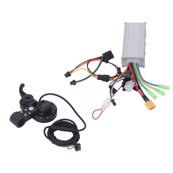 36V 48V 500W 2 i 1 Motor Borstlös Controller Vattentät LH100 LCD Display Panel Kit för Elcykel Scooter