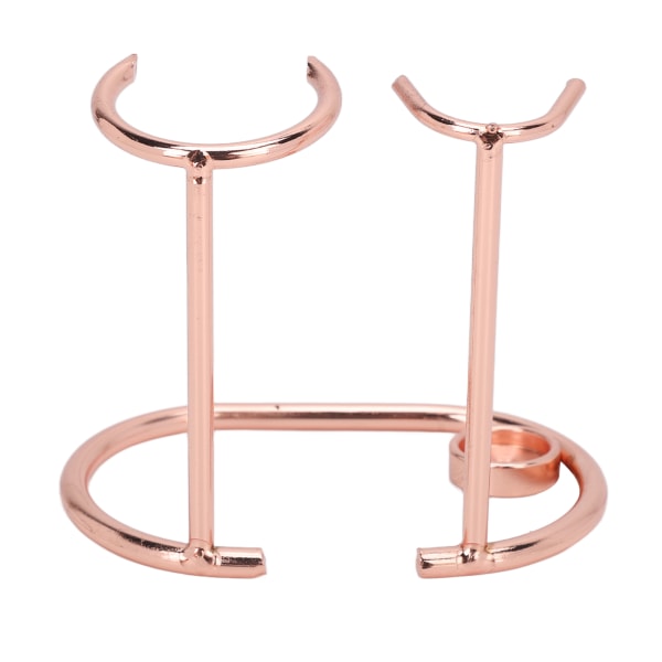Barberstativ Sikkerhed Rustfrit Stål Moderne Design Rustfri Holdbar Lille bærbar barberbørsteholder til toilettet Rose Gold