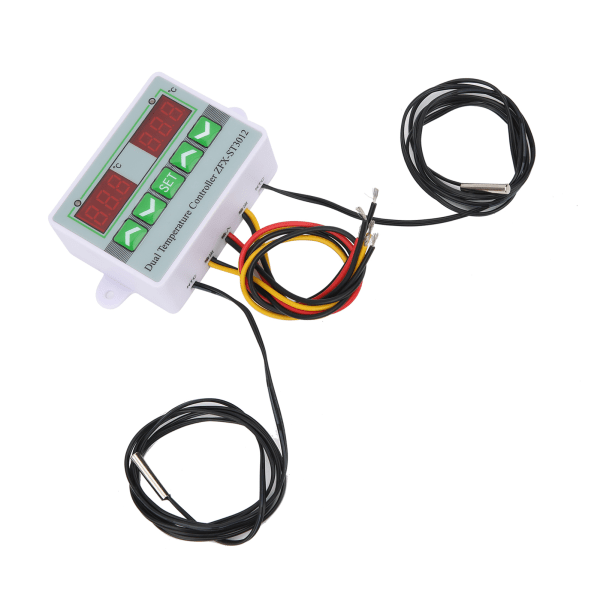 Temperaturregulator Digital Display Mikrocomputer Intelligent kontrolkontakt ST3012 12V