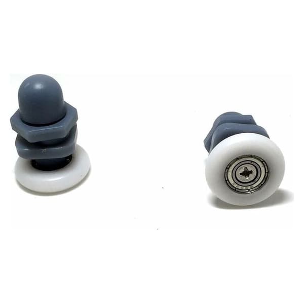10 stk. dusjdørløpere/hjul/trinser/føringer 20 mm diameter