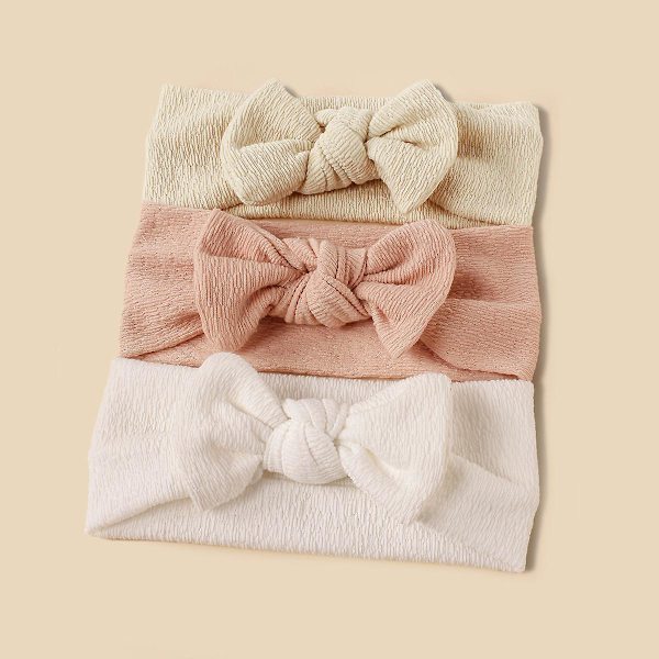 Sööt laevad tüdrukutele - 3-osaline komplekt, elastsed juuksepaelad lastele