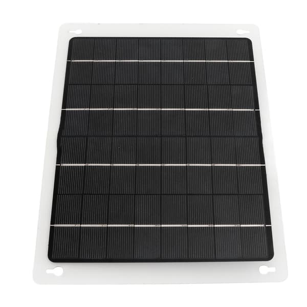 20W 12V Solpanel Polysilikon Batteriladdarpanel Dubbel USB-laddningsport Obd-kabel för billaddning av husbilar