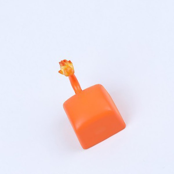 Gaming Keycaps Universal Cute Cartoon Shape Resin Keycap for mekaniske tastaturer Red Charmander