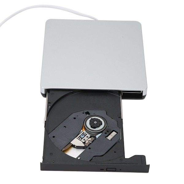Extern DVD-spelare USB3.0 kompatibel med bärbar dator stationär dator för Win XP/2003/8/10/7Silver