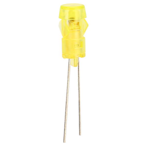 20 st 3 mm DIY LED-diod bärbar ljusdiod för vetenskapligt projekt experiment gult ljus