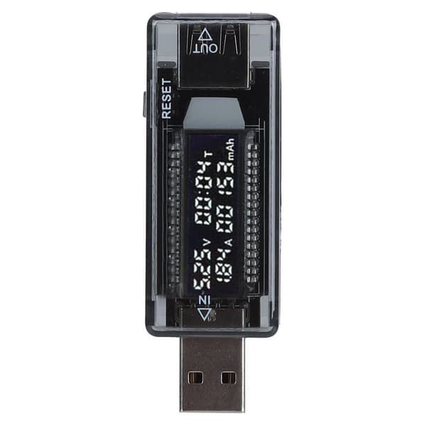 USB-testare Voltmeter Amperemeter Effekt / Kapacitet / Mobilt Effekt Testverktyg för Väggladdare