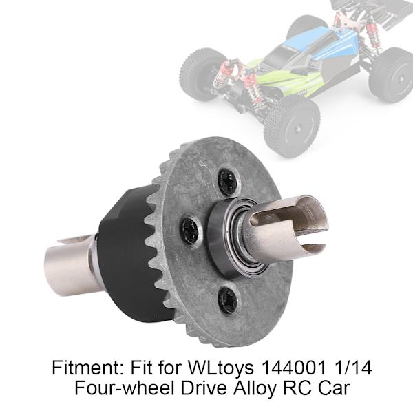 Metall Differential Cup Tillbehör Passar för WLtoys 144001 1/14 Fyrhjulsdrift Legering RC Bil(144001-1309 )