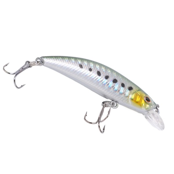 Fiskedrag 3D Levande Ögon 6.8cm ABS Plast Hållbar Naturlig Robust Minnow Bete för Havsvatten SötvattenFärg 6