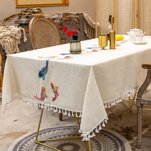 Rektangulär Duks för Matrum Köksdekoration, 140cm x 240cm, Elegant Söt för Köksbord Dekoration