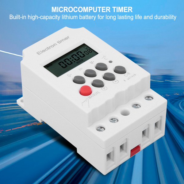 Elektronisk Tidströmbrytare Mikrodatorkontrollerad Intelligent Högström KG316T-II 220VAC 30A
