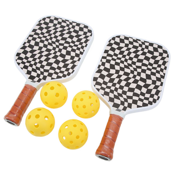 Pickleball-racketset med bikakestruktur och glasfiber