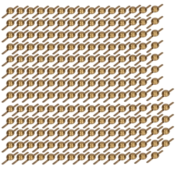 200 st klädselsstift 6 mm brons metallplätering robust blank glänsande enkel installation dekorativa spikar för kläder väskor skor