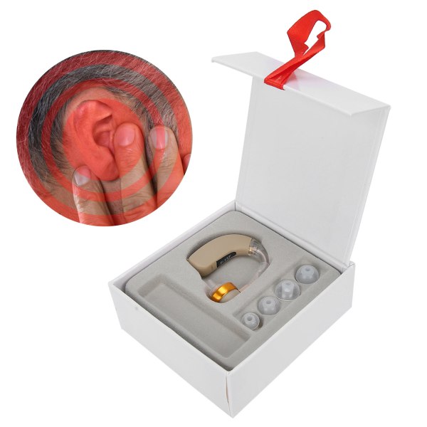 Høreapparat Øretelefon 130±5dB stemmeforstærkerforstærker til ældre Hørehjælp