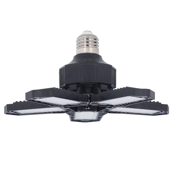 LED-garagelys Foldegarage-loftslys E27 20W 1500LM 5-fløjet lagerværkstedslys 85‑265V