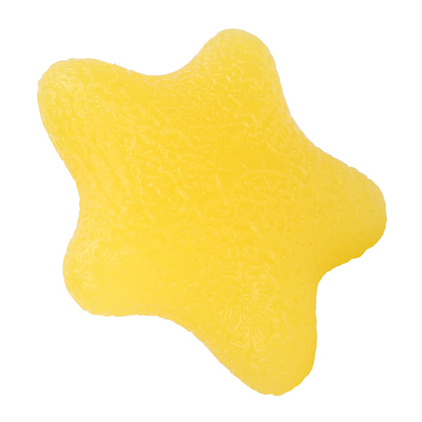 Elastiskt Handgrepp Bolla Stjärnform Fingermassage Handledsträning Stress relief Squeeze Ball Gul
