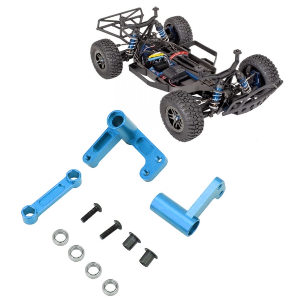 RC aluminiumslegering styresæt til Traxxas Bandit / Rustler / Slash 2WD (lyseblå)