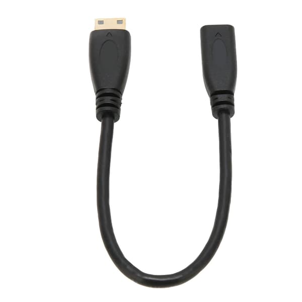 Adapterkabel Overfør data Bærbart kompakt design Hun-han-stik Mini til Micro kort kabel til telefoncomputer