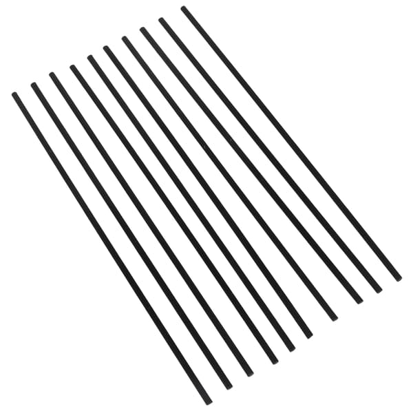 10 stk. tre-diffuserklistremerke 9,8 tommer aroma-diffusererstatningspinne for yoga-meditasjon svart