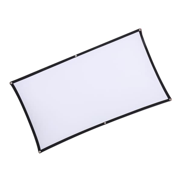 Projektorlærred High Definition 4K AntiCrease Foldbart Bærbart Filmlærred til Hjemmefest Kontor Klasseværelse (100 tommer)